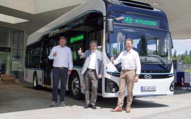 Hyundai comienza las pruebas en Alemania de su autobús de hidrógeno Elec City Fuel Cell